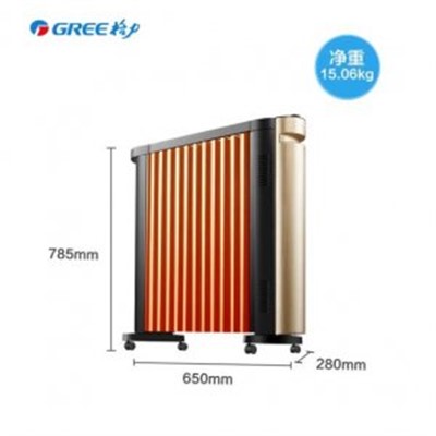 格力 GREE NDY21-X6022 取暖器 家用省電電暖氣 13片電油汀電暖器